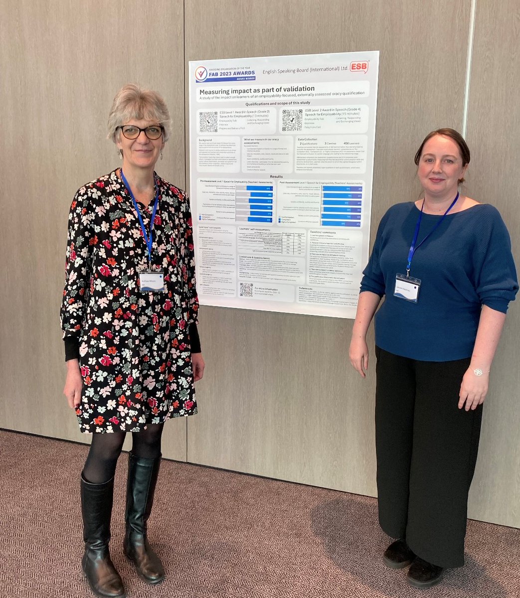 🙌 We're delighted to share our research and discuss the impact of an employability-focused, externally assessed oracy qualification on learners at the first-ever VTQ Research and Reflective Practice Forum in Birmingham. @AwardingBodies @ofqual 🔗esbuk.org/web/english-sp…