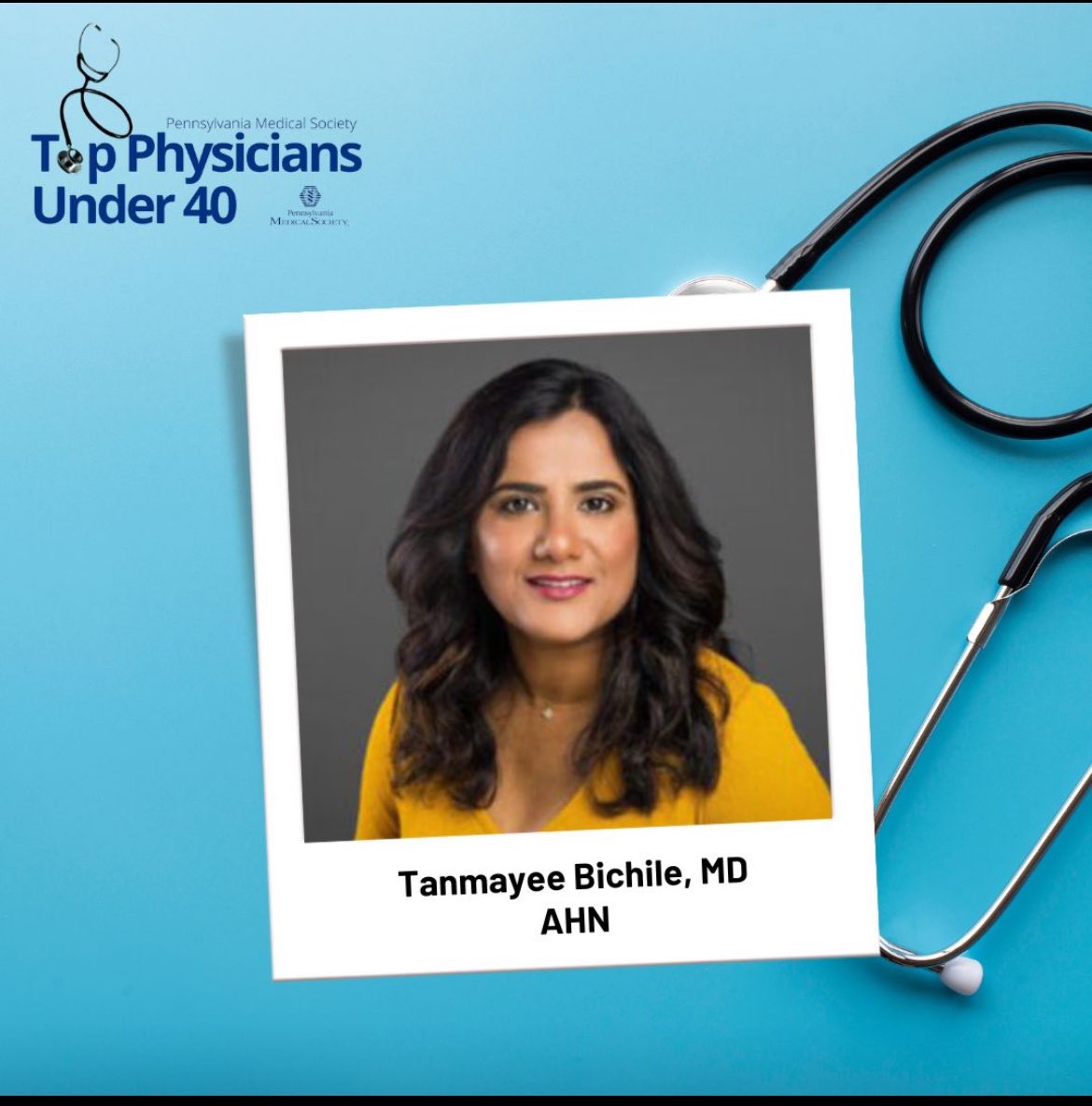 I am fortunate to work with an organization and colleagues that recognizes the hard work put in by its physicians. Receiving this honor has boosted my confidence and encourages me to keep doing my work well. @AHNMedicineInst @AHNRheum #40under40