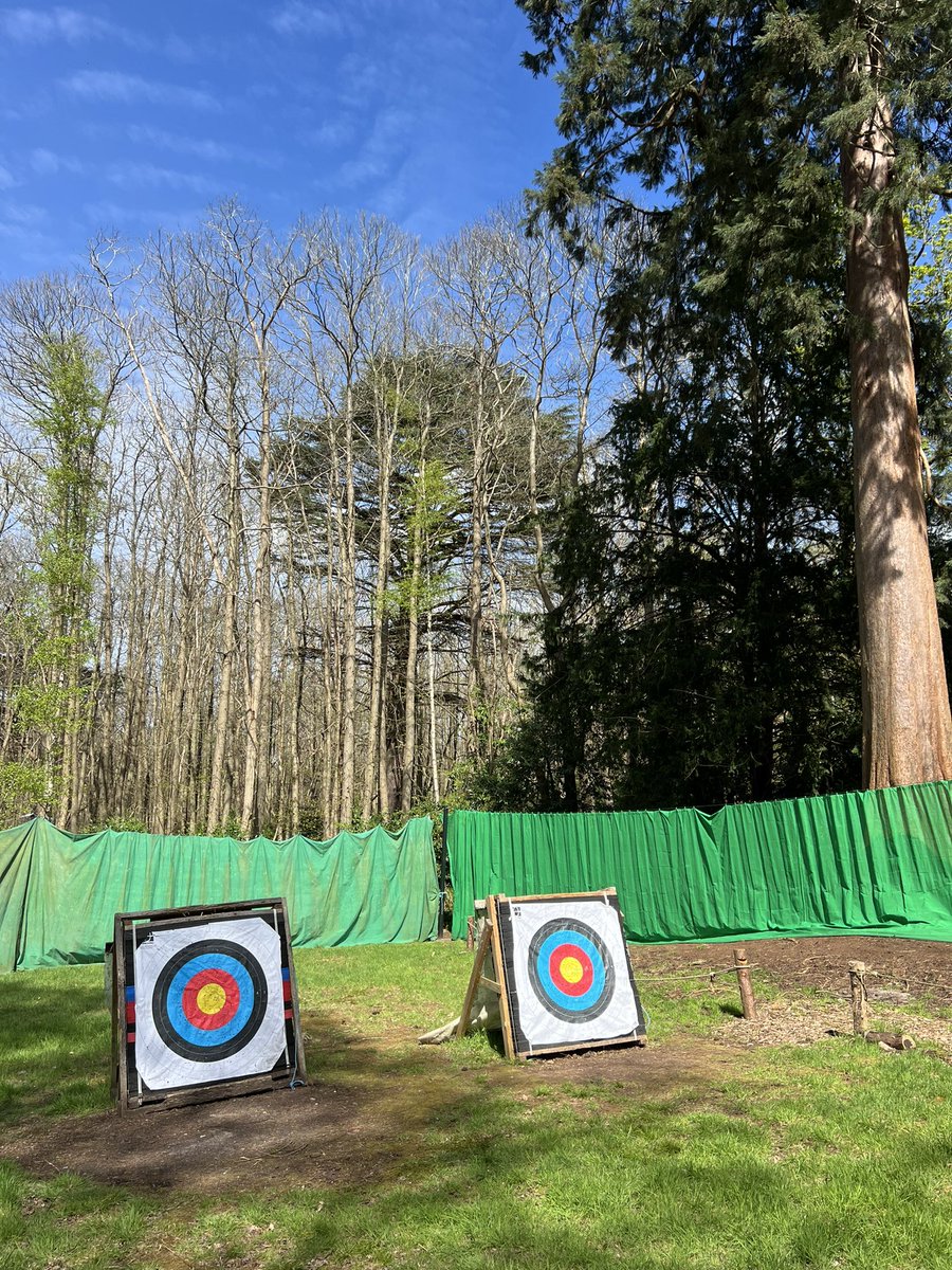 Blue skies for an afternoon of archery with @west_ewell 🎯

#archery #OutdoorAdventure #outdooreducation #rootd
