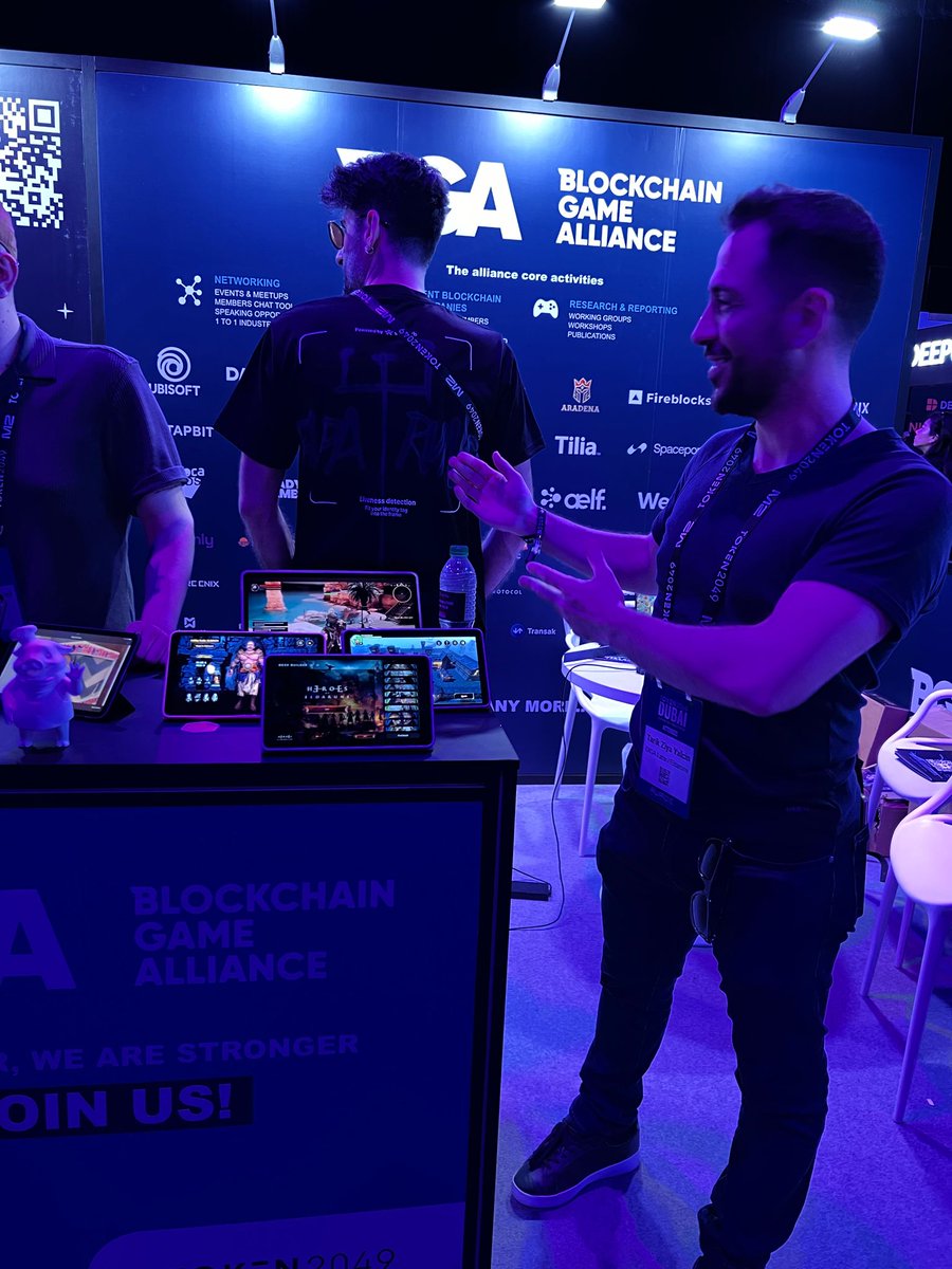 Don't Miss This Chance at @token2049 ! 📣 Today Eldarune team will be at @BGameAlliance booth between 15.30 PM - 18.30 PM. Join us to explore the interoperable gameverse of the Eldarune Game Factory! Don't Miss the opportunity to win WL for the Red Box Free to Mint event. The