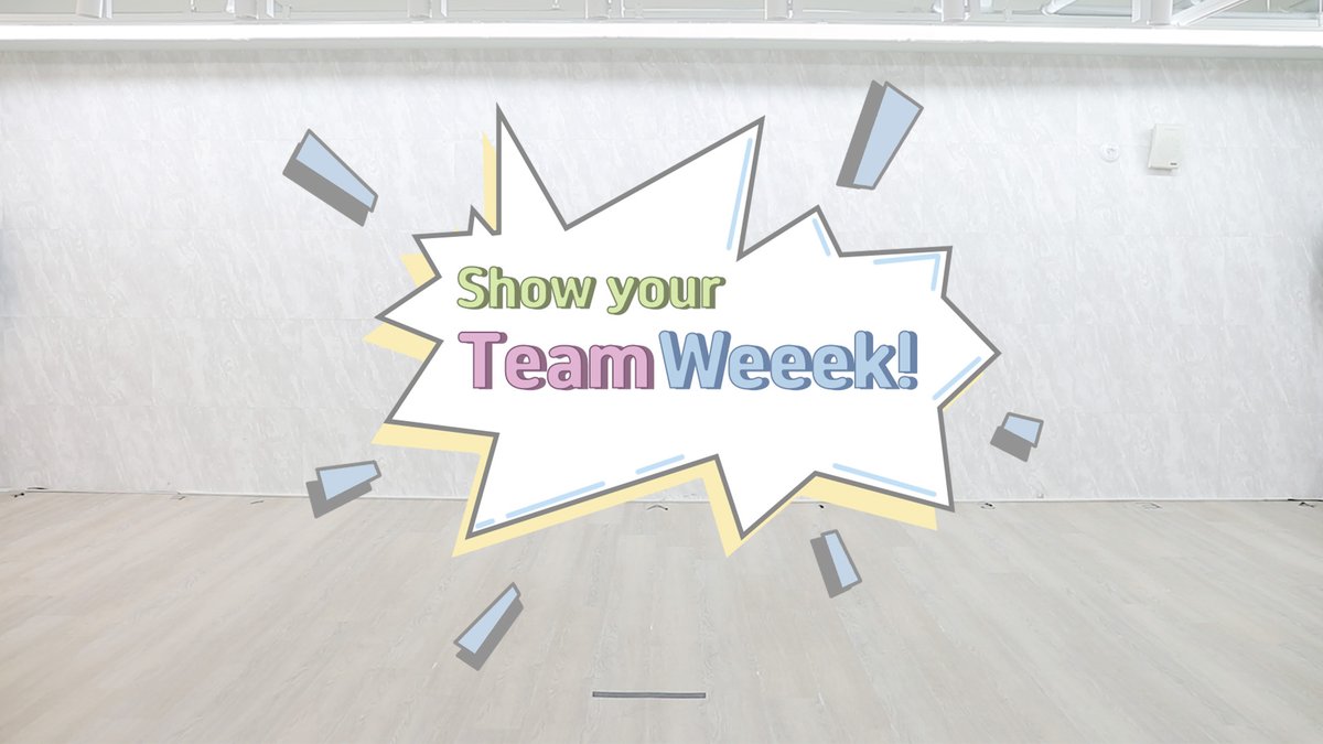 Show me your TeamWeeek! (Time to build Weeekly's teamwork 🔪) ➩ youtu.be/CfYBj_6H3RM #위클리 #Weeekly