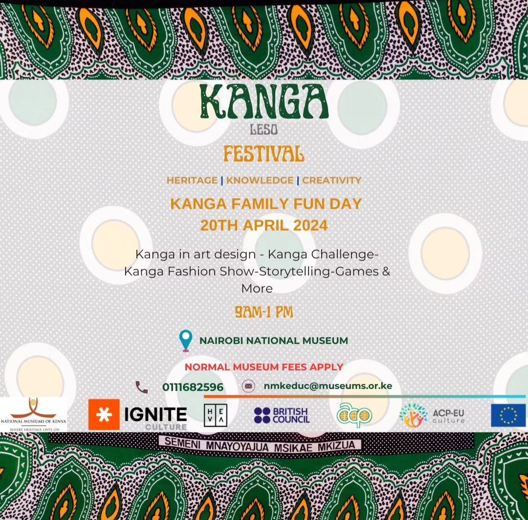 Experience the rich heritage of the Kanga, a unique East African cloth with a long and rich history at the Kanga Festival Family Fun Day at Nairobi National Museum.
The Nairobi National Museum is one of our #IgniteCulture Grant Fund grantees.
@BritishCouncil @EUinKenya
#BCCESSA