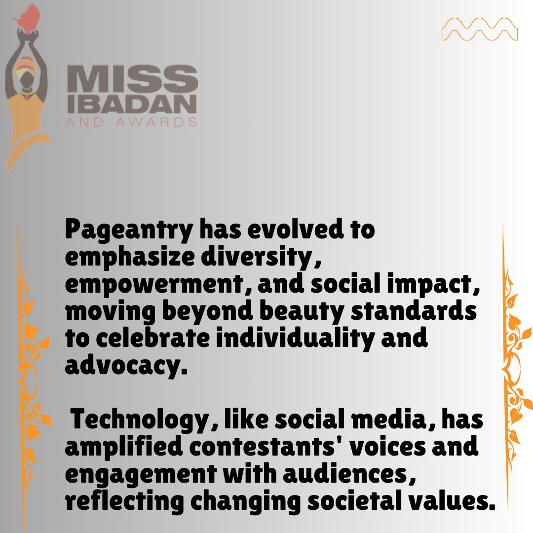 Missibadan's tweet photo. Where grace meets glam and confidence takes center stage. Step into the world of pageantry with us, where every moment sparkles with possibility. 
Have you registered for Miss Ibadan yet? 👑💫 
Visit https://t.co/y1VsJ54Px5 for more information.
#PageantLife #missibadan2024 https://t.co/dmrlz5UsyR