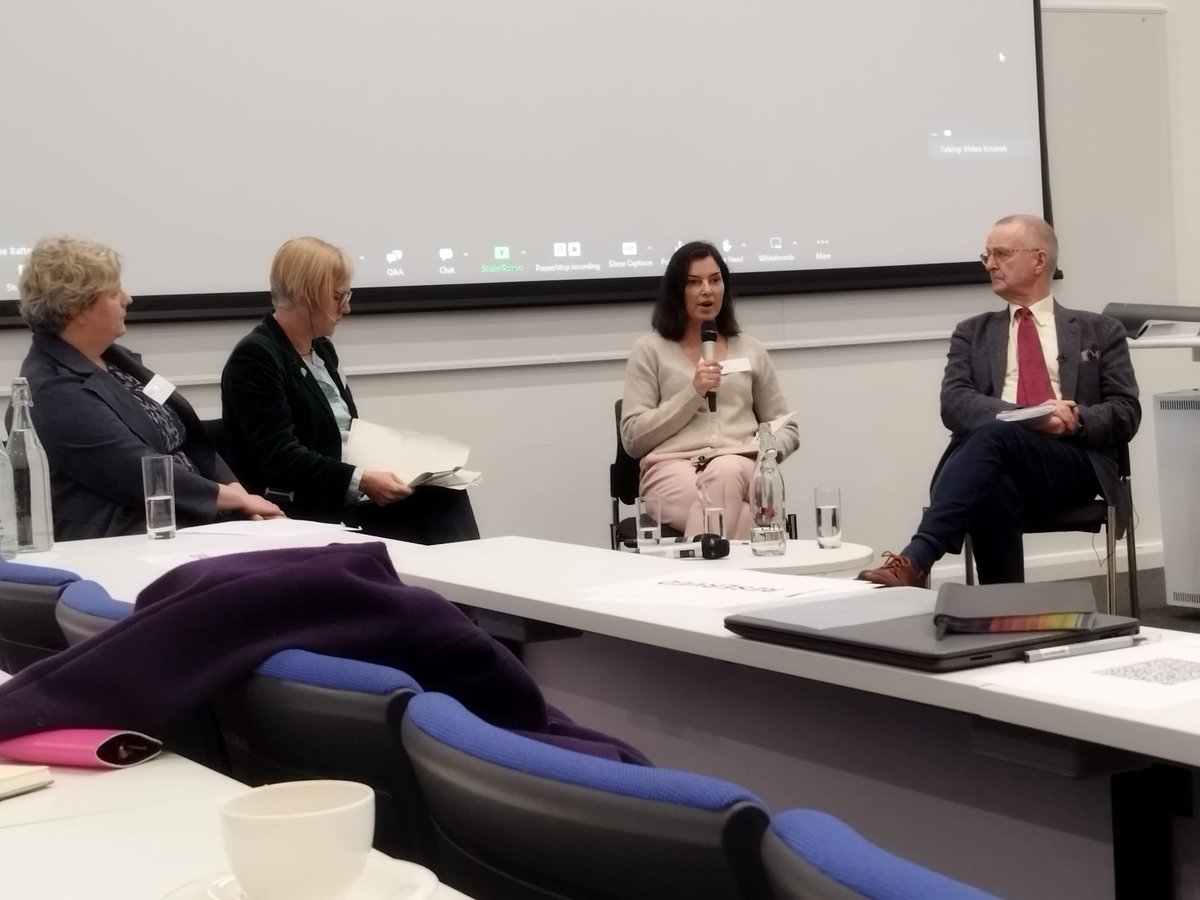 At the #CityFoodSym hosted by @FoodPolicyCity looking at how local + regional level action is crucial to ensure resilient #foodsystems with @EmilyLincOBrien, @ProfTimLang, and @UKSustain.