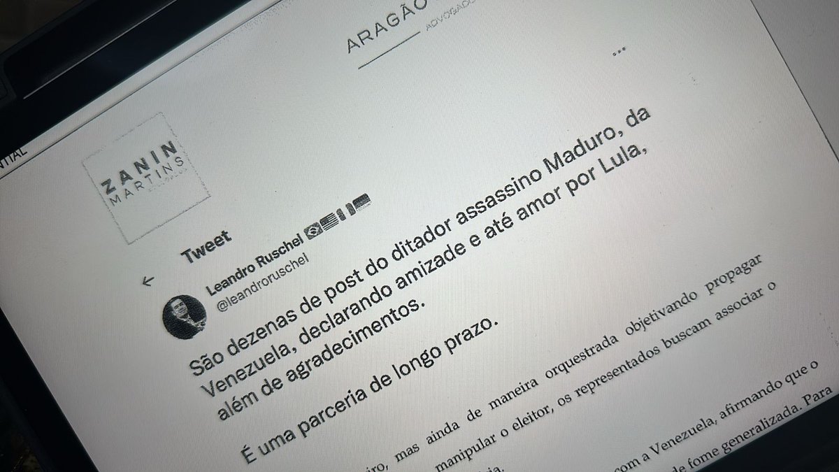 Sim, uma mensagem minha aparece nos arquivos liberados pelo Congresso americano sobre a censura política no Brasil. Trata-se de um pedido assinado pelo advogado de Lula, e atual ministro do Supremo indicado por ele, exigindo a remoção (censura) de um post meu que apresenta a