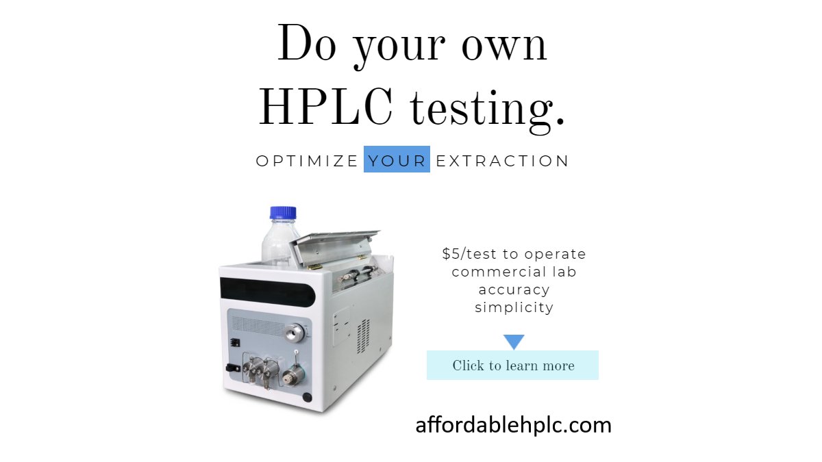 Do your own testing to optimize CBD extraction. Reach out to learn more. #test #testprep #smart #technology #cannabis #weed #marijuana #cbd #hightimes #life #Hemp #cbdextraction #cbdoil #extraction #cannabisindustry #hempoil