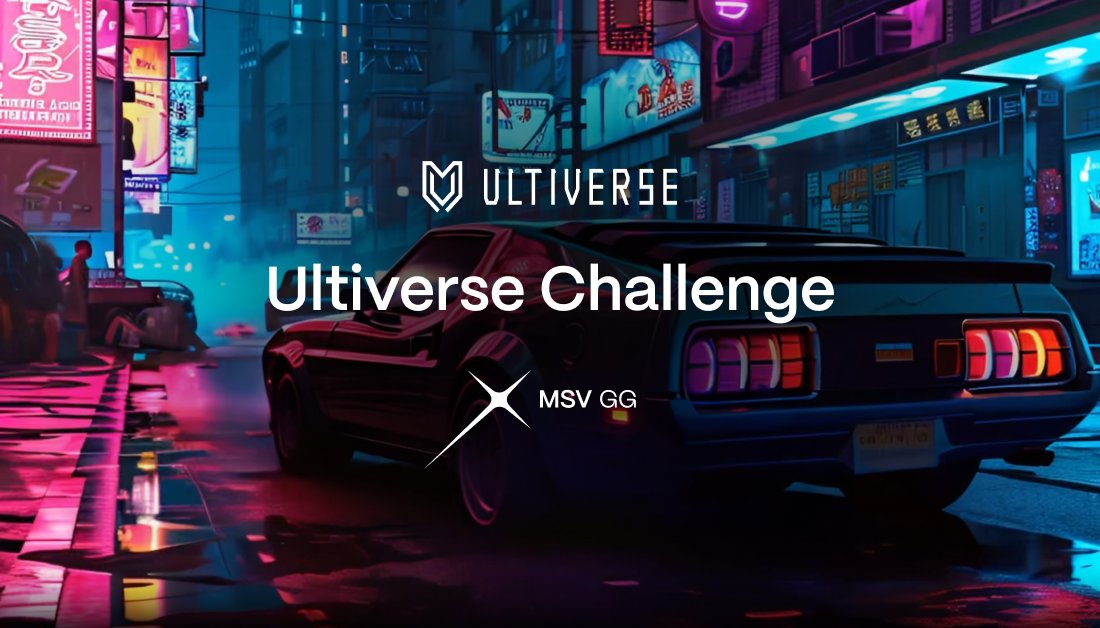 'Beginning the Future Challenge' by Ultiverse Join our @UltiverseDAO challenge for a chance to win: 👉 Prize pool: 10K USDT worth of $ULTI Tokens (to be distributed post TGE) 👉 An opportunity to apply for an MSV GG membership 📆 April 18 - 25 ➡️ explore.msv.gg/challenges/ult…
