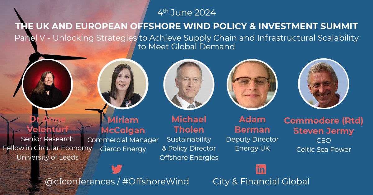 cfconferences's tweet photo. A report commissioned by the UK Govt concluded supply chain constraints threaten the UK’s goals for offshore wind. This topic will be discussed at the UK &amp; European Offshore Wind Policy &amp; Infrastructure Summit, London on 4th June.

Book now: https://t.co/WrL35dGqdd

#OffshoreWind https://t.co/MoJ3Dc9KIf