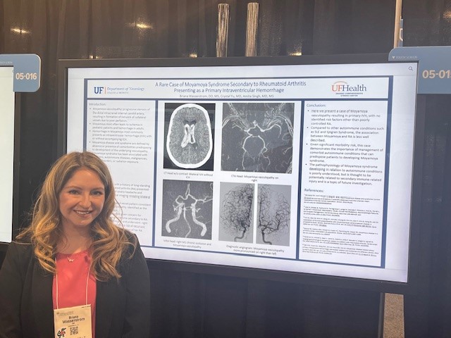UFNeuroRes's tweet image. UF residents take on the AAN! Thank you to our alumni for their generous travel fund donations. 😊