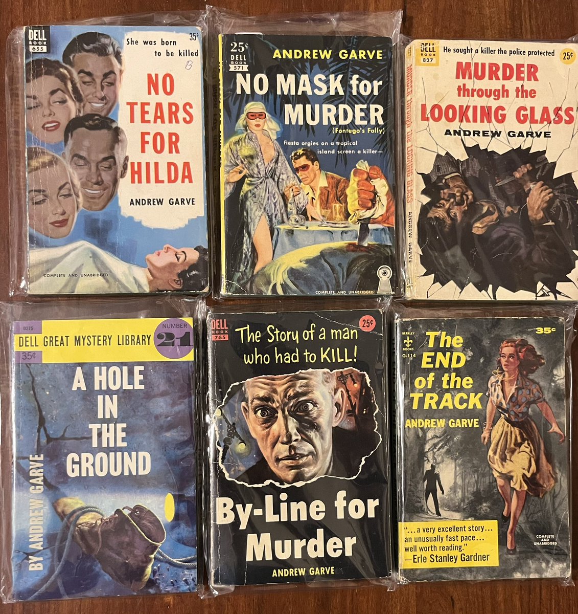 PaperbackPapa's tweet image. How did it take me so long to discover Andrew Garve? Why isn’t he talked about more? I love his work. I bought these dirt cheap and feel like I struck gold.