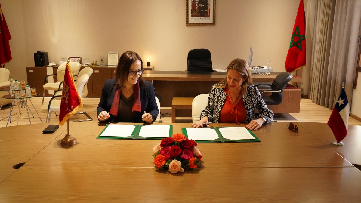Signature de conventions entre l'Université Abdelmalek Essaâdi et l'Universidad Bernardo O'Higgins.