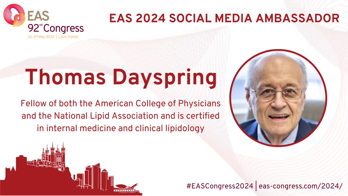 Such a privilege for me to be part of the prestigious @society_eas - I will be commenting on the meeting from this side of the pond 🧐 @nationallipid