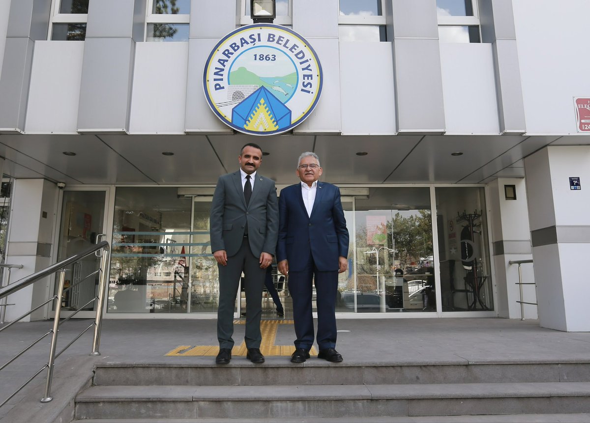 Belediye Başkanlığı ve meclis üyeliği seçimleri tekrarlanacak olan Pınarbaşı ilçemizde Belediye Başkanlığı’na Kayseri Valiliği’nce görevlendirilen Kayseri Vali Yardımcısı Ömer Tekeş’i ziyaret ettik.