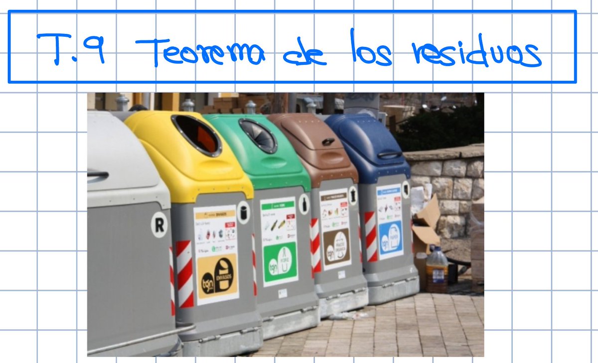 mat4fisUV's tweet image. Mañana empezamos tema nuevo en #MMII. Hablaremos de basura 🗑️ y reciclaje ♻️. Un tema complejo.