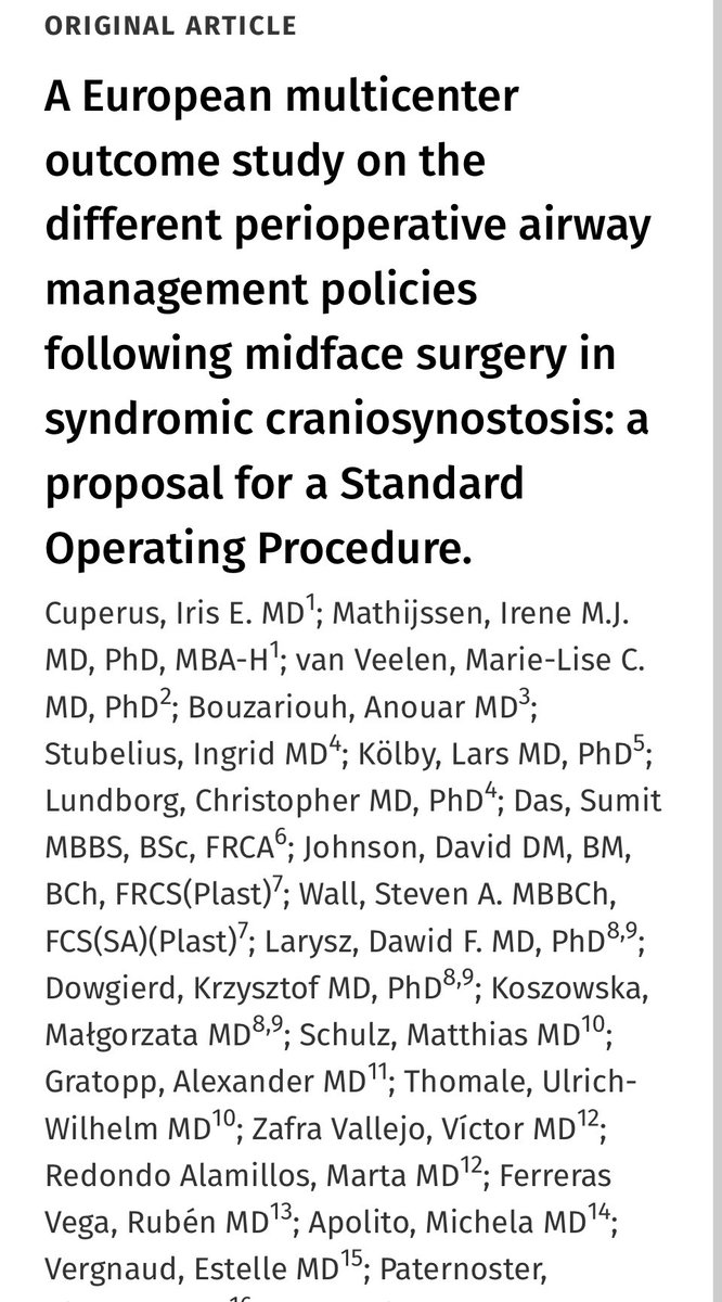 New publication 🚨- read the latest collaboration with @craniofaciaalcentrum.rotterdam @erncranio @romankhonsari @oxfordcranio Unit and colleagues!  journals.lww.com/plasreconsurg/…