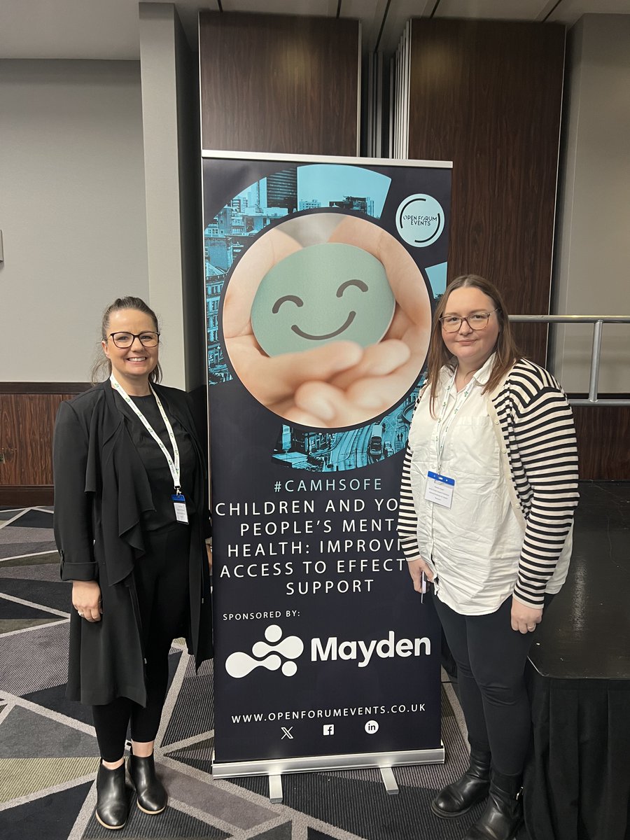 Given their work in #mentalhealth, our colleagues, Carla and Natalie, had the opportunity to attend a conference to hear what is happening across the UK, network with others on #research topics as well as gain advice on best practices and how to support more effectively.