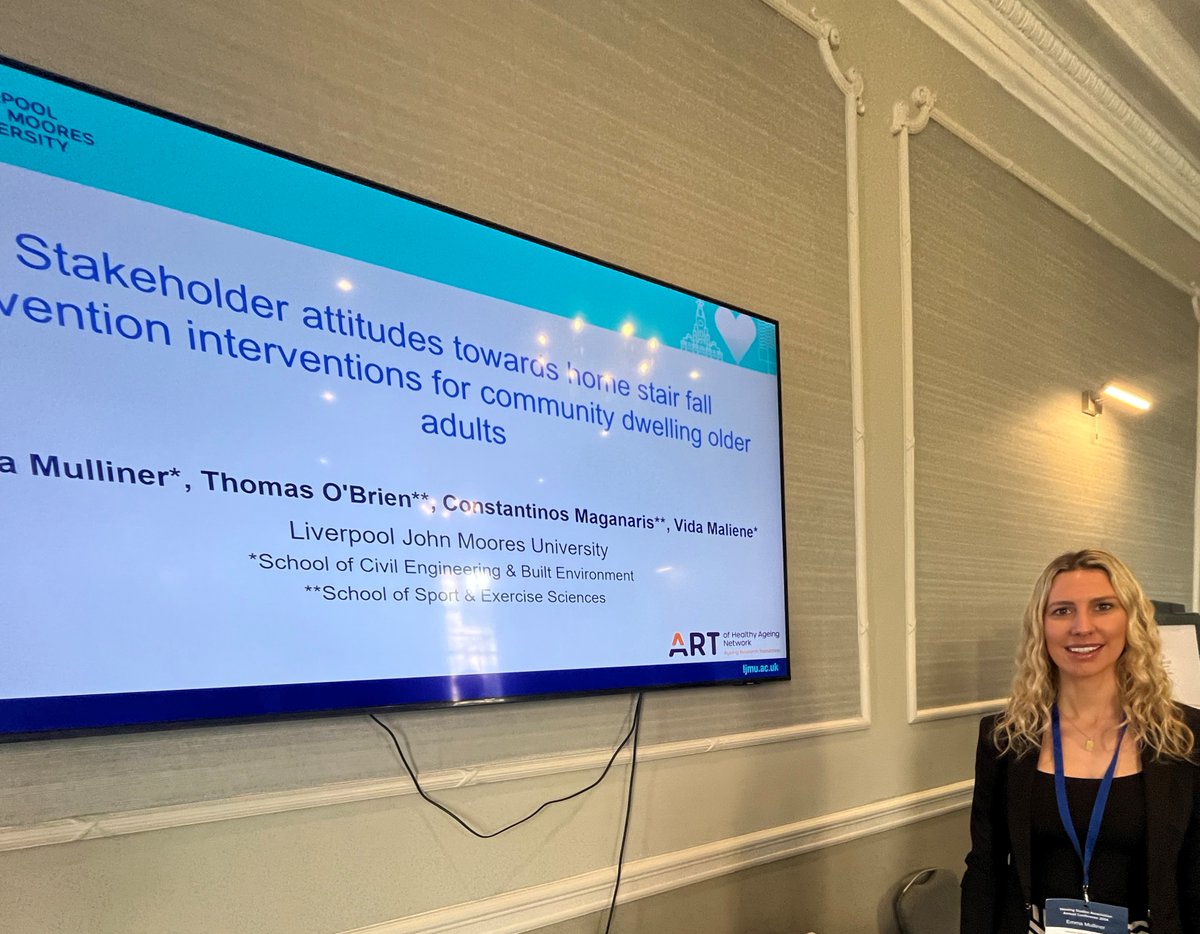 mulliner_e's tweet photo. It was a pleasure to present at #HSA2024 @HSA_UK
I presented findings from project about stair fall prevention for older adults supported by an award from
@ARThealthyaging #HealthyAgeingNetwork #UKRI 

@LJMUSportSci  @ljmufet https://t.co/4MCKWDln7U