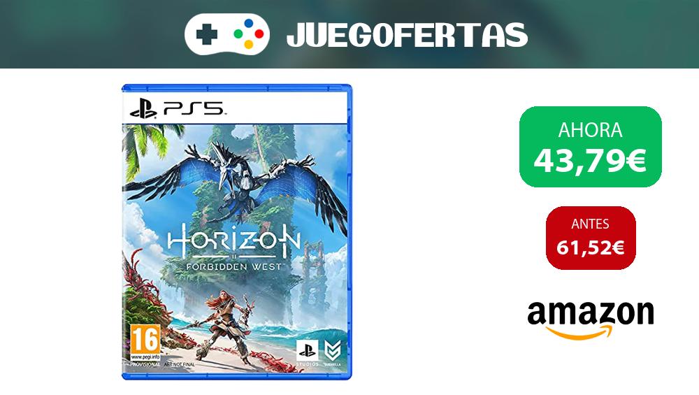 💥 CHOLLO‼️ #amazon Sony Game PS5 Horizon Forbidden West (Lengua Italiana) por 43,79€ 💸 Comprar: amzn.to/3SlS3ql 🎮 Visto en t.me/juegofertas
