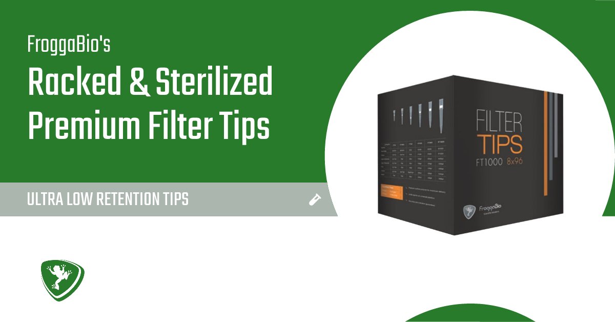 FroggaBio's tweet image. Checkout our Racked &amp;amp; Sterilized Premium Filter Tips — available now at FroggaBio! Mix and match 10 cases of premium quality filtered pipette tips to get them at a discounted price! Terms and conditions apply. 🐸🔬💧

LEARN MORE: hubs.li/Q02t9-W30

#LabEssentials #FroggaBio