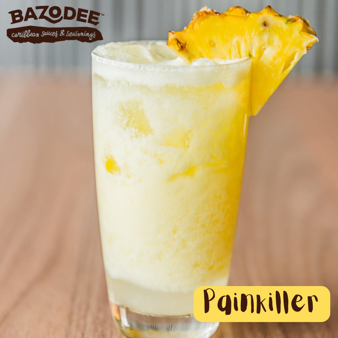 From the British Virgin Islands, the Painkiller is a mix of rum, pineapple juice, cream of coconut, and orange juice. 🍹

The mixture is shaken, served over ice, and topped with nutmeg.

#caribbeancocktails #cocktailrecipes #virginislands