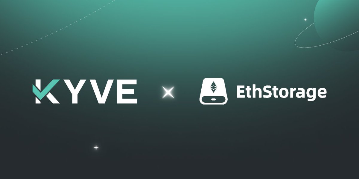 KYVE 🤝 @EthStorage Via this strategic partnership, KYVE is looking forward to supporting EthStorage, the modular & decentralized storage L2, to archive blockchains & dApps in the @ethereum ecosystem, expanding the customizability & support of KYVE’s data tooling for builders.…