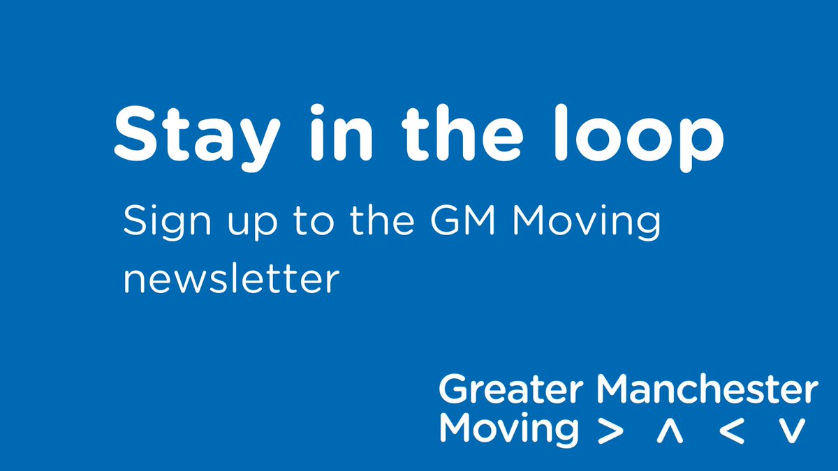 Our newsletter is a bit behind schedule!🤦 That means you have plenty of time to sign up to have the latest news from the world of movement, physical activity, and sport in Greater Manchester delivered right to your inbox📬 Subscribe now: gmmoving.co.uk/newsletters