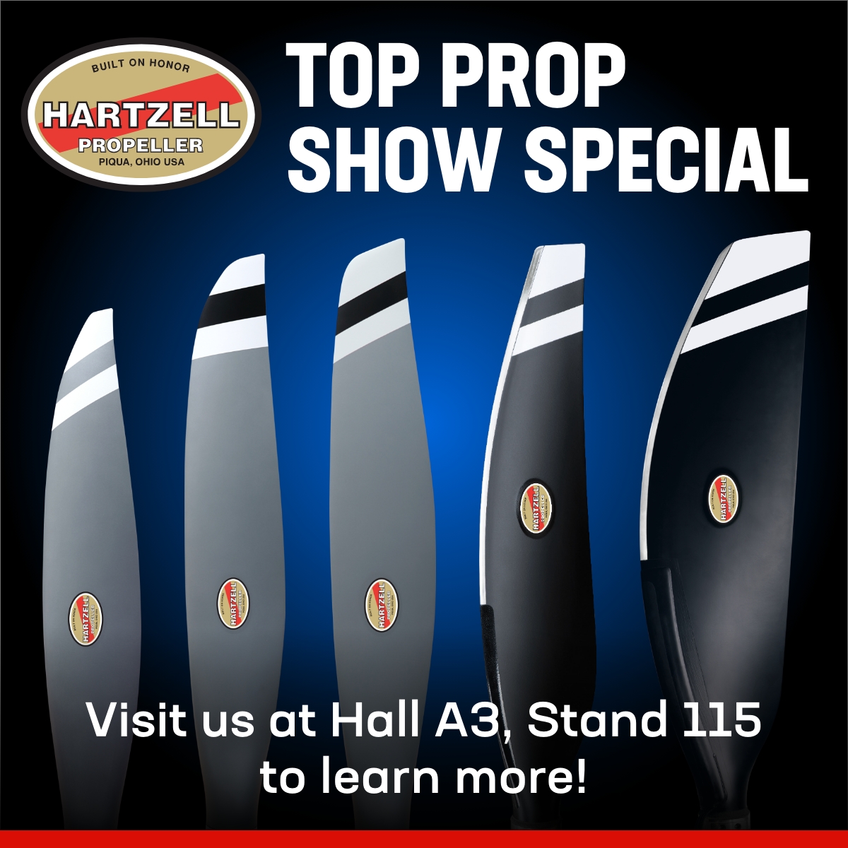 At #AERO2024? Don't miss our limited-time Top Prop Show Special!