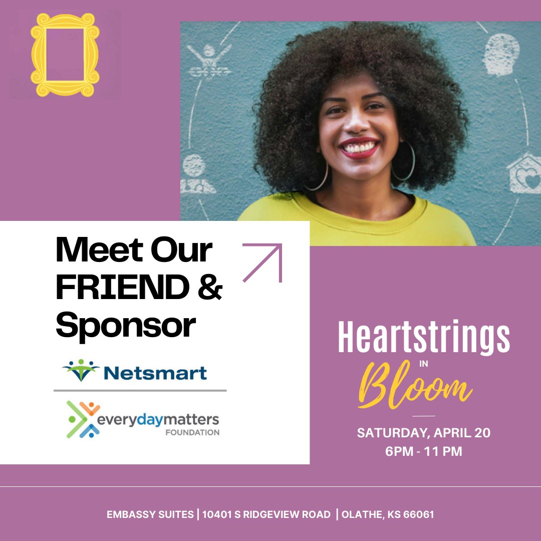 HeartstringsCF's tweet photo. πΈ Proudly featuring everydaymatters Netsmart at Heartstrings in Bloom! πΌ They inspire positive change and support Heartstrings. Thanks for your friendship!
#HeartstringsInBloom #CommunitySupport https://t.co/ENvdjCnotl