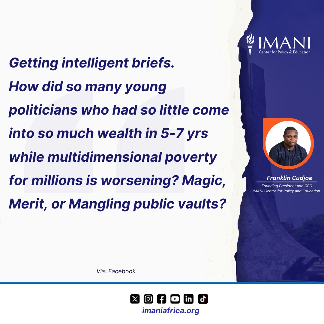 Magic, Merit or Mangling public vaults? We want to know the secret. #IMANIAfica #Accountability