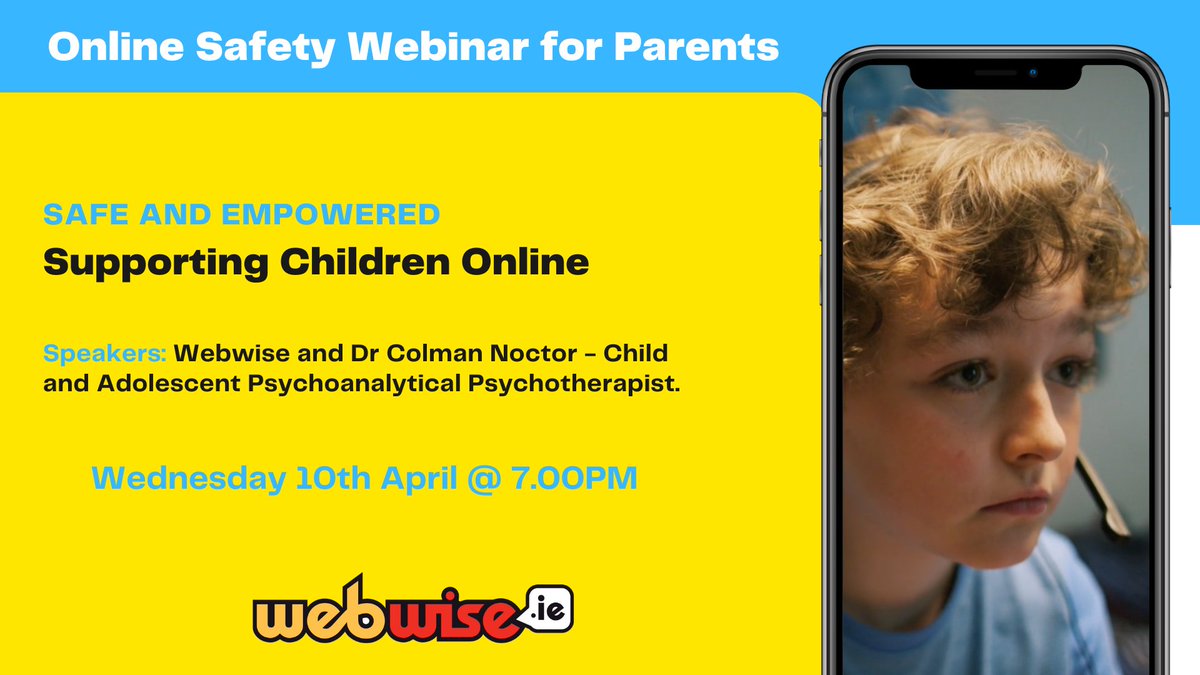 The @Webwise_Ireland Parents Hub is a free support for #parents to help ensure your child has a safe, positive, experience online. - Advice key #onlinesafety topics - Explainer guides to popular apps - How-to guides - Booklets/checklists webwise.ie/parents