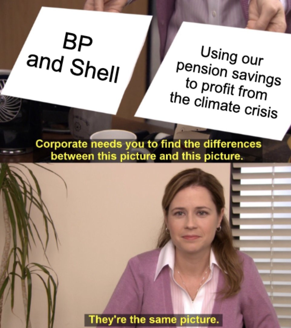 Tell your pension fund you want them to vote against Shell and BP's destructive practices! Here's a pre-written email you can send them 🔥makemymoneymatter.co.uk/pensions/#pens…