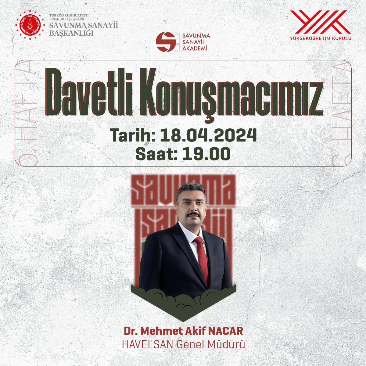 📢 Savunma Sanayii 401 Eğitim Programı Devam Ediyor! @HAVELSANResmi Genel Müdürü Sayın Dr. @manacar1 'ın açılış dersi ile Savunma Sanayii 401 Eğitim Programı Devam Ediyor! 🗓️ 18.04.2024 🕖 19.00 @SavunmaSanayii