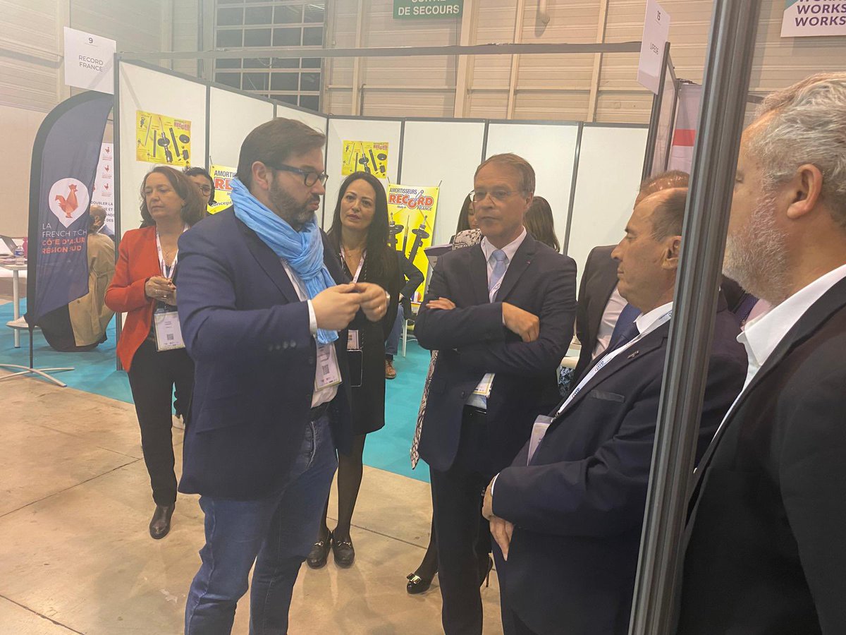 #IA levier de performance des #TPE et #PME I Made in PME Sud 

Plaisir de recevoir François Asselin president de la @CPMEnationale nationale  et @PierreIppolito  Président de l’ @UPE06 avec leur délégation.