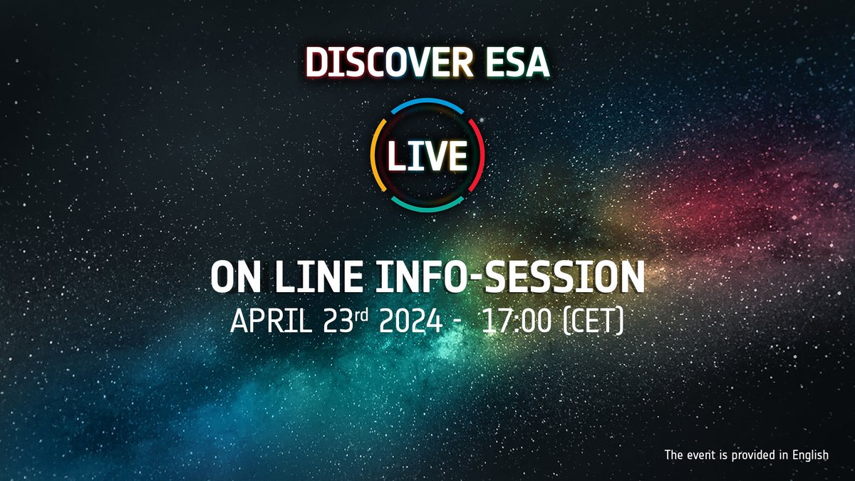How many of you know of the recently launched 'Discover ESA Live' platform? Register for the upcoming #teacher info-session on 23.4 to see how it works! @scientix_eu @Space42europe 🔗shorturl.at/FJNU9