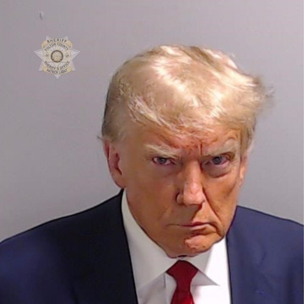 Perhaps I reached a new seminar low today when I referred to Trump's mugshot as 'serving' (looks, not time).