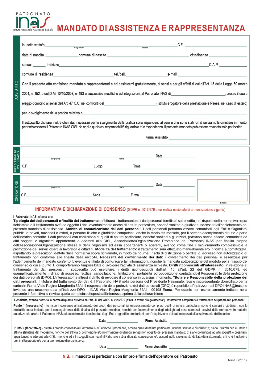 CISLAbruzzoMoli's tweet photo. LA TUTELA NON HA TEMPO DA PERDERE!
⛔️Hai subito un infortunio sul lavoro?🫂 #InasCisl è al tuo fianco
📱SCRIVERCI SUBITO! 📲3351491183
La #Cisl e il Patronato #InasCisl sempre al fianco delle lavoratrici e dei lavoratori per una maggiore tutela della salute e sicurezza sul lavoro https://t.co/G12Ip8P3AZ