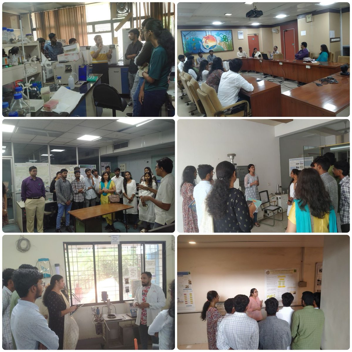 B.Tech. Civil Engineering students from SR University Warangal were exposed to ongoing research at the Institute during their two-day educational visit. The students were inspired to pursue research projects that advance knowledge in environmental engineering