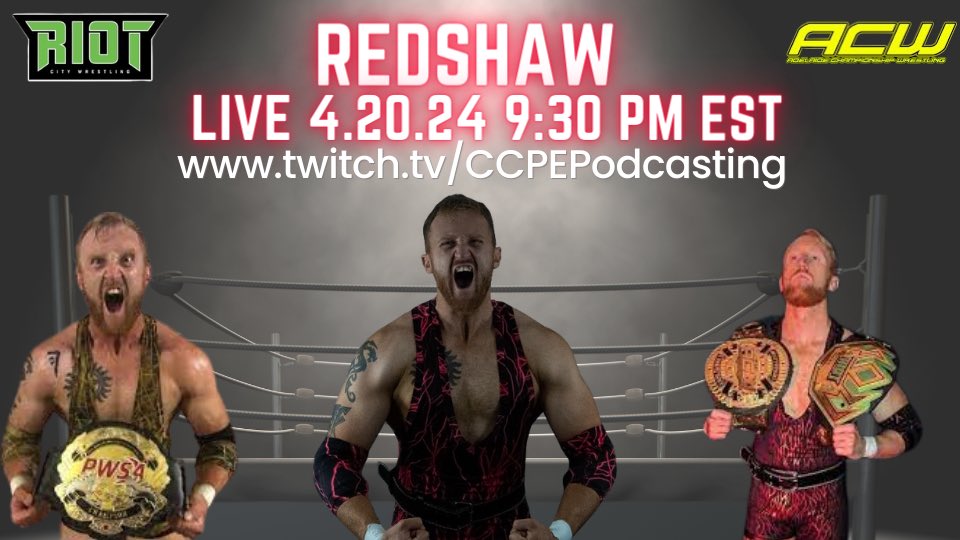 Live SATURDAY NIGHT on Twitch <a href="/redshawpro/">Redshaw</a> joins us from Australia! Can’t wait to catch up with the big man and talk about his recent Championship win &amp; watch some of his stuff! 

9:30 PM start time here in the states!