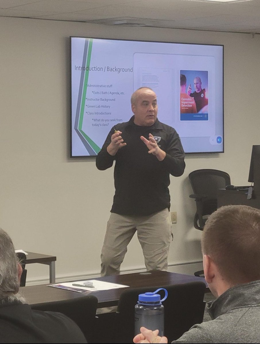 📣Today at Dirigo Safety:
Today is our first 'Green Lab: Cannabis Impairment Detection' training and it's FULL. This training is provided FREE to Maine LEOs and prosecutors which is made possible by our contract with the Maine Office of Cannabis Policy.