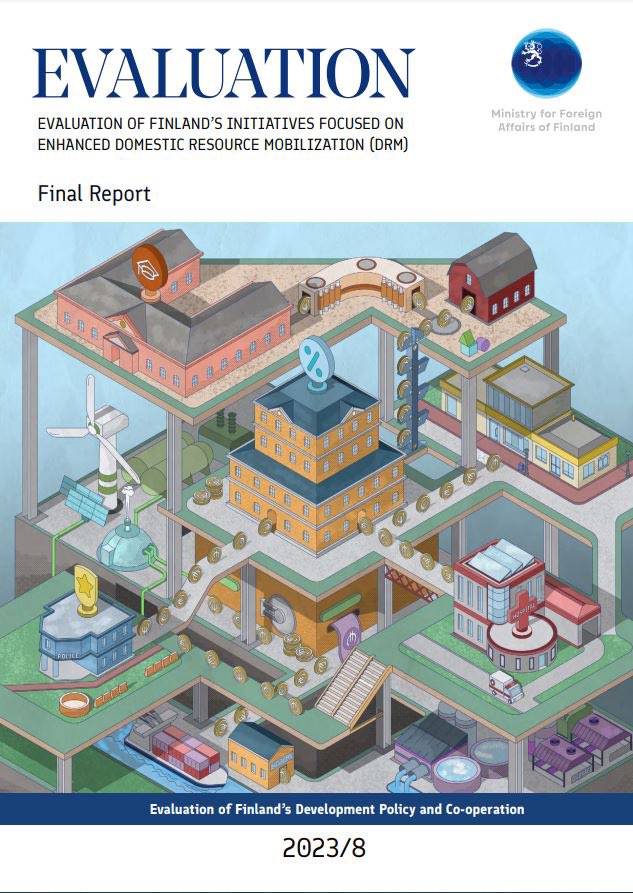 MariaSuokko's tweet image. 2023 Annual Report on #Evaluation summarizes evaluation results on #HRBA, #climate finance, #education, and domestic resource mobilization, offering insights for #evidence-based #policymaking. #DevelopmentEvaluation
👉 um.fi/publications/-…