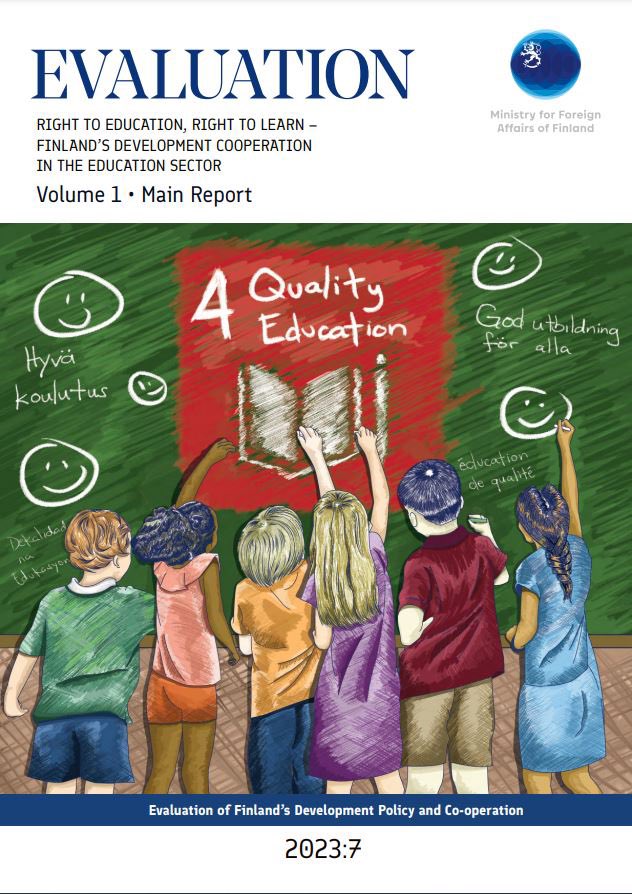MariaSuokko's tweet image. 2023 Annual Report on #Evaluation summarizes evaluation results on #HRBA, #climate finance, #education, and domestic resource mobilization, offering insights for #evidence-based #policymaking. #DevelopmentEvaluation
👉 um.fi/publications/-…