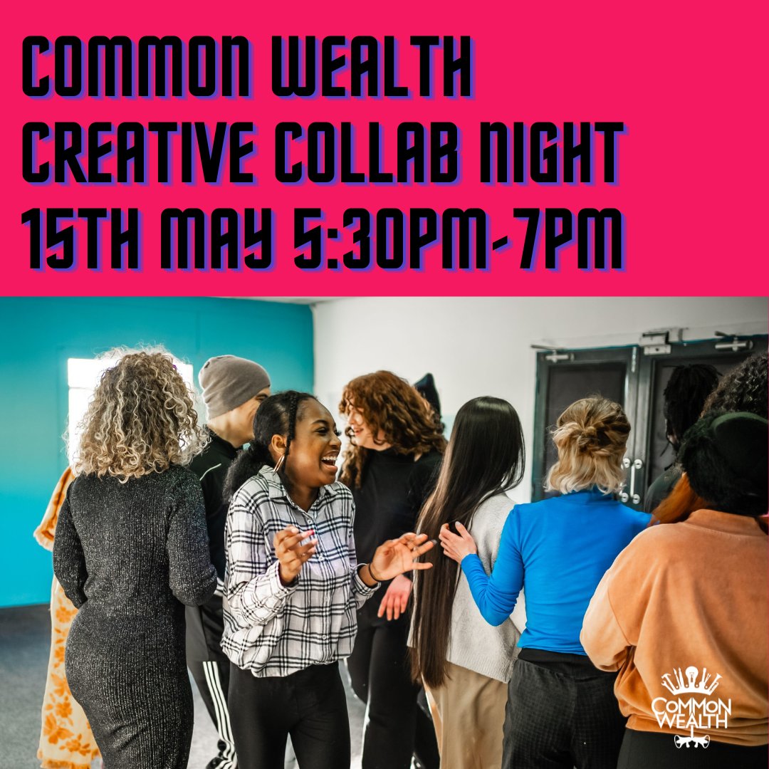 Common_WealthHQ's tweet photo. Are you a creative/artist aged 14-20 living in Bfd? Do you wanna get programmed to perform at a festival? Do you wanna get a paid commission to create new work? Do you wanna collaborate with other artists in the city? Find out more at our Creative Collab night at Common Space. https://t.co/oTS0hHyQhx