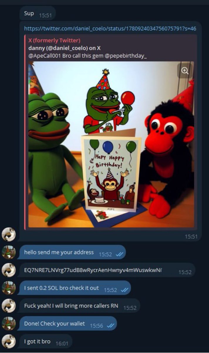 Congrats to our first winner, who got replie from influencer and received doubled reward - 0.2 SOL

Dont waste your time, hurry up, you can be the next one‼️