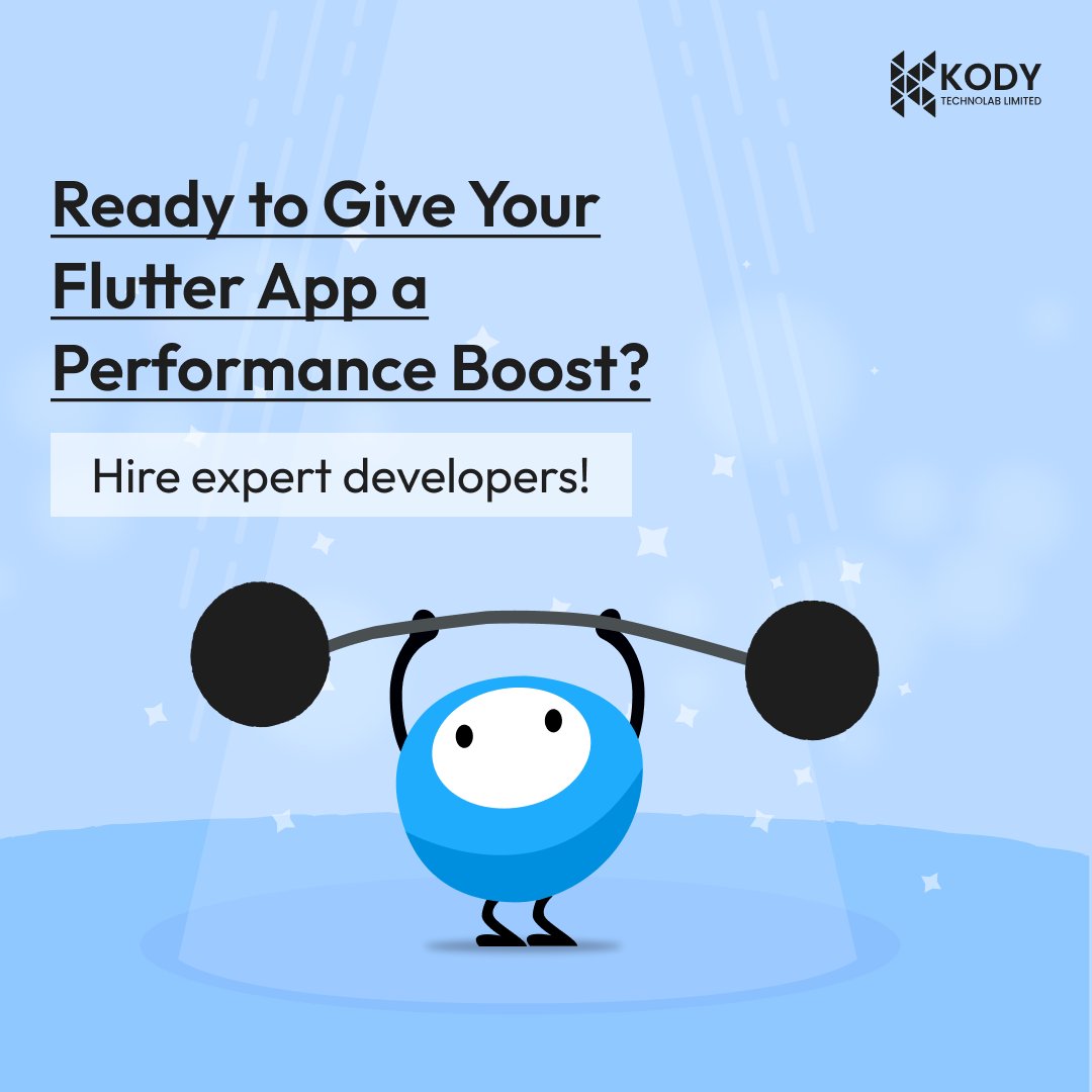 A slow app can make users lose interest faster than a dropped ice cream cone. Swipe ⬅ to see 5 actionable tips suggested by expert #Flutterdevelopers to optimize #Flutterappperformance kodytechnolab.com/blog/flutter-p… #Flutter #Technology #MobileApp #FlutterApp #CTO #CEO