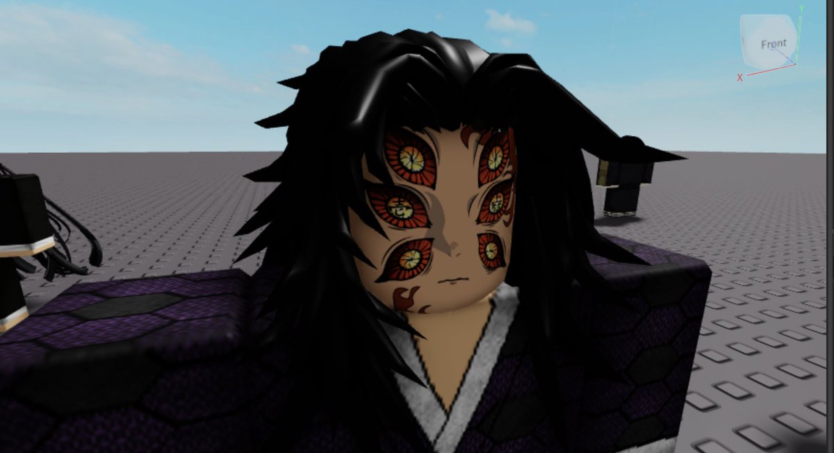 Kokushibo UGC with <a href="/HigoshiRBLX/">Higoshi</a> is now out! :D find it here! 
roblox.com/catalog/171881…
.
#RobloxDev #ROBLOX #RobloxDev #robloxart #anime #kimetsunoyaiba #demonslayer