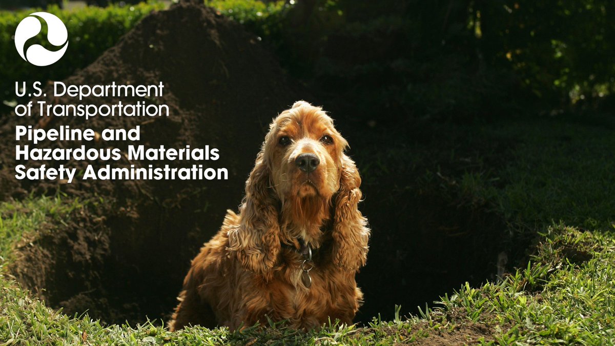 PHMSA_DOT's tweet image. 🐶🚫DOG-gone it! This guy forgot to #call811 before he started digging… Don’t let this happen to you! Remember to contact 811 before you dig to avoid any “ruff” situations! 🐾🛠 #NationalSafeDiggingMonth

Learn more at: bit.ly/450vX0n