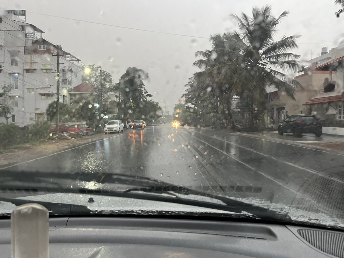 Finally it rains in Mysuru Vijayanagar. #Mysururains