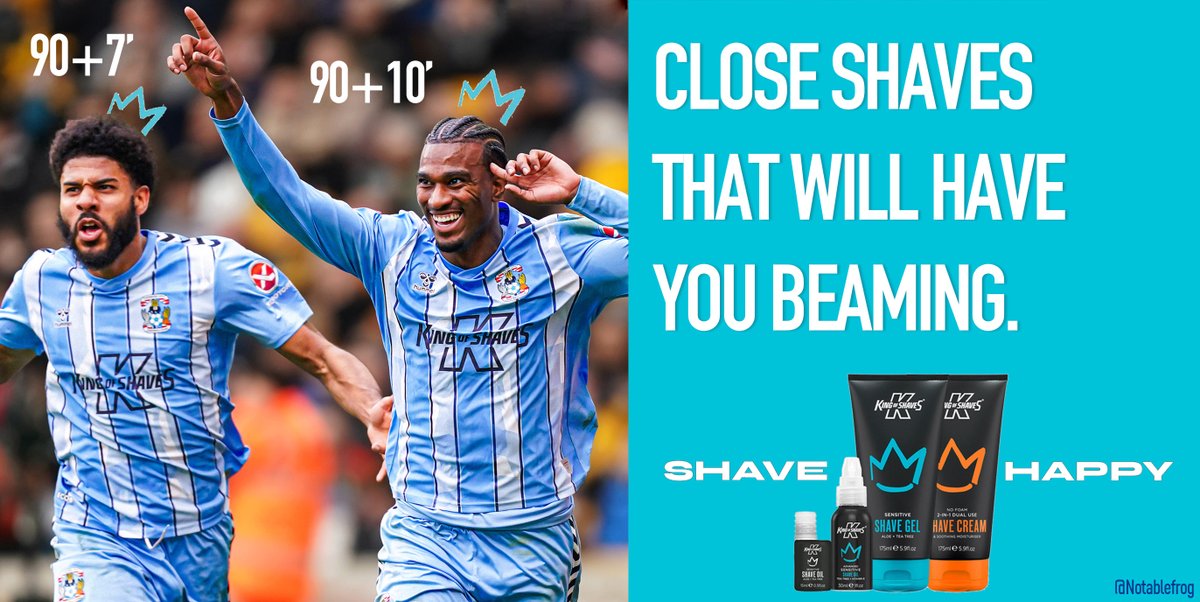 ⚽️<a href="/OneMinuteBriefs/">One Minute Briefs ⏱️</a>
<a href="/KingofShaves/">King of Shaves</a>
<a href="/Coventry_City/">Coventry City</a>
#KingsOfTheFuture #TheClosestShave #PUSB