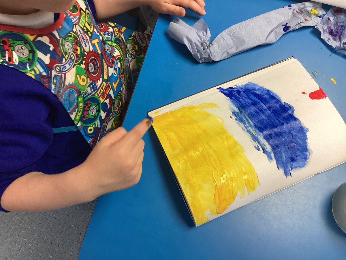 In art this week we were exploring finger painting. It was great to see all the individual approaches to the task. We also learnt what abstract and figurative art is. We were able to explain which type of art we had done #art #fingerpainting #abstract #figurative
