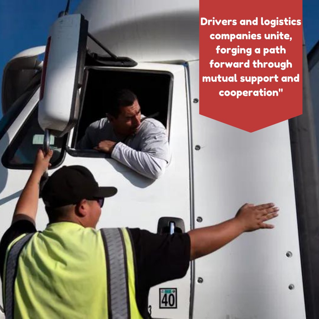 bigwingsllc's tweet photo. "Solidarity in motion: Drivers and logistics firms join forces, demonstrating resilience amidst adversity."
#teamwork #carriers #transport #california #bigwingsllc #logistics #truckdrivers #TruckingResilience #LogisticsSolidarity #AdaptAndDrive #TruckingThroughRecession https://t.co/PEjqpxOtBs